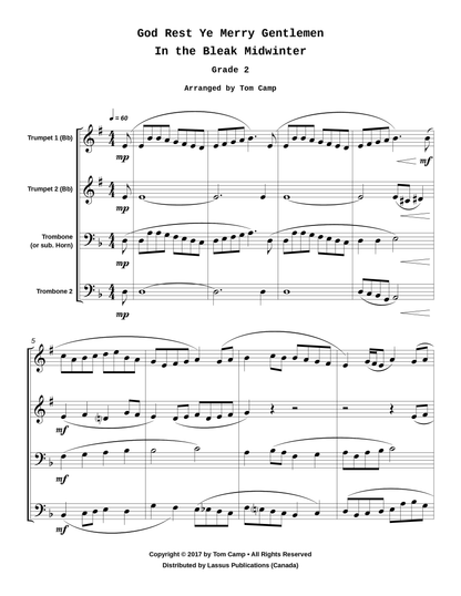 God Rest Ye / In the Bleak (Grade 2)