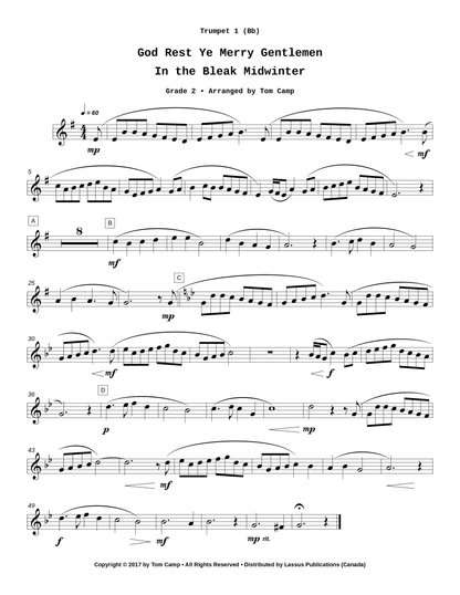 God Rest Ye / In the Bleak (Grade 2)