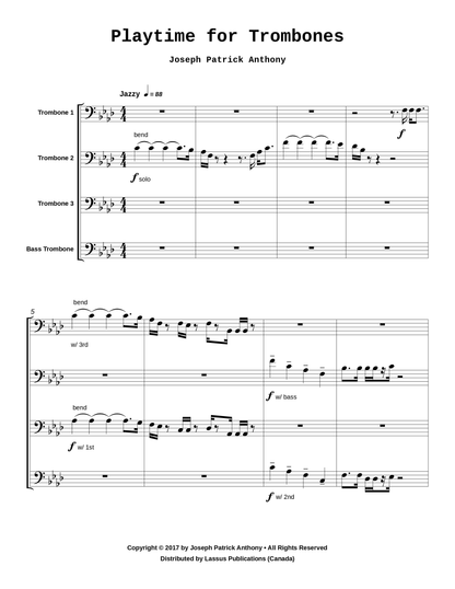 Playtime for Trombones
