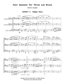 Four Seasons for Three Low Brass
