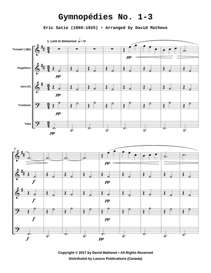 Gymnopédies No. 1-3