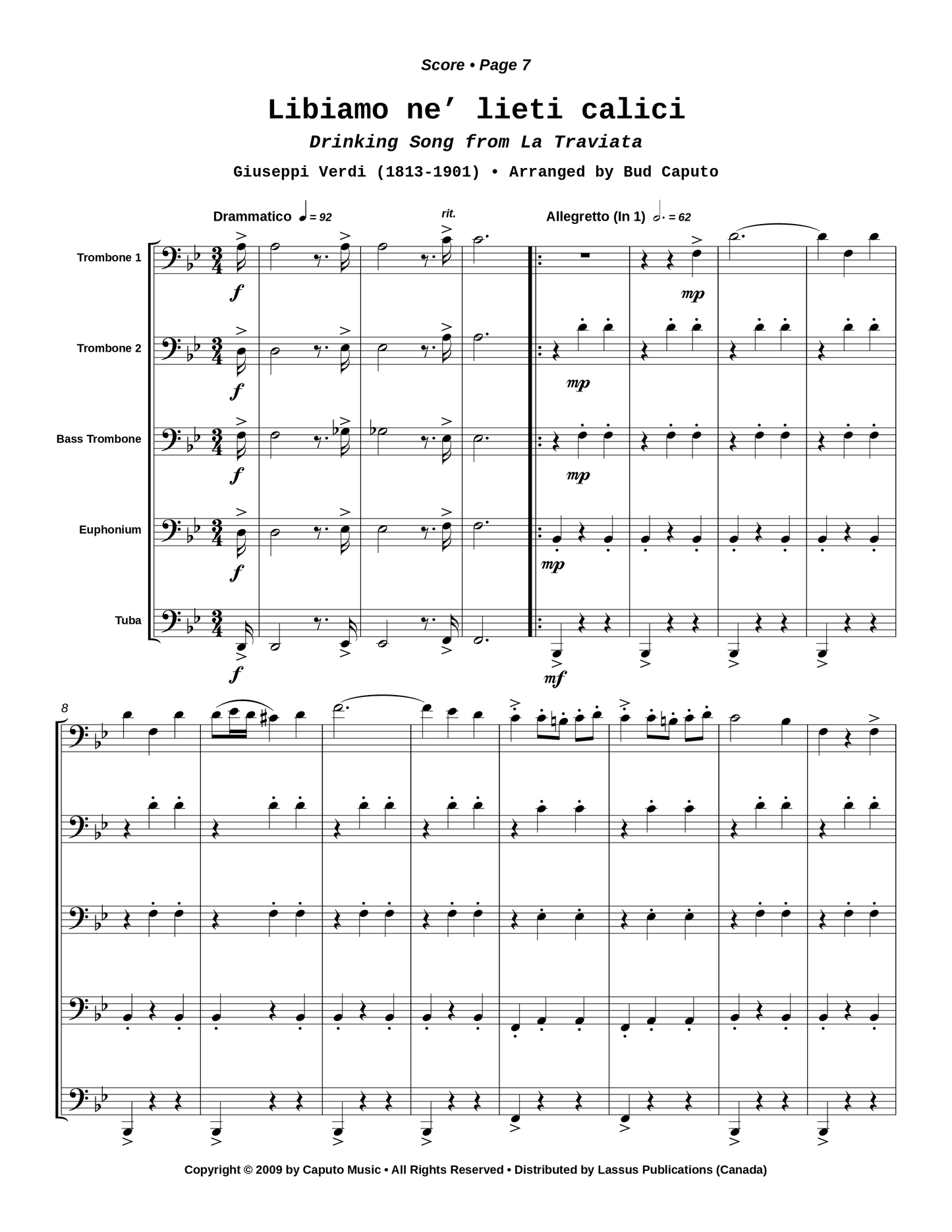 Three Famous Arias