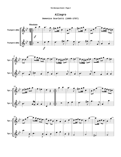 Ten Baroque Duets
