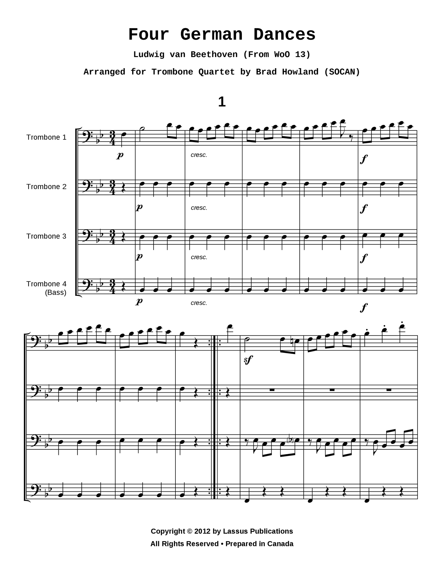 Four German Dances