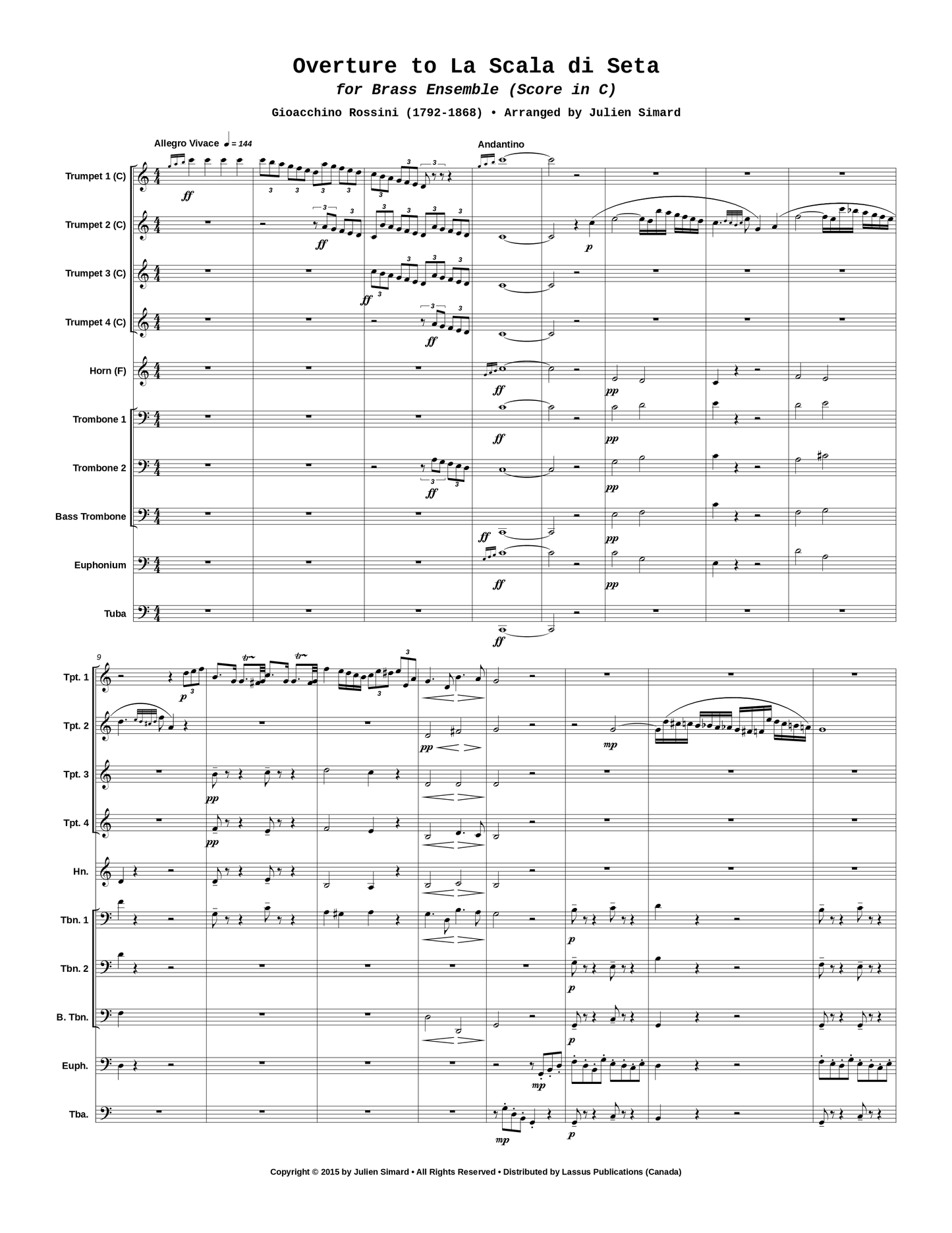 Overture to La Scala di Seta