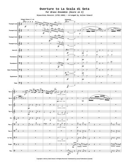 Overture to La Scala di Seta
