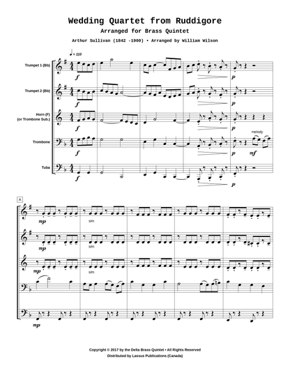 Wedding Quartet from Ruddigore