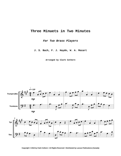 Three Minuets in Two Minutes