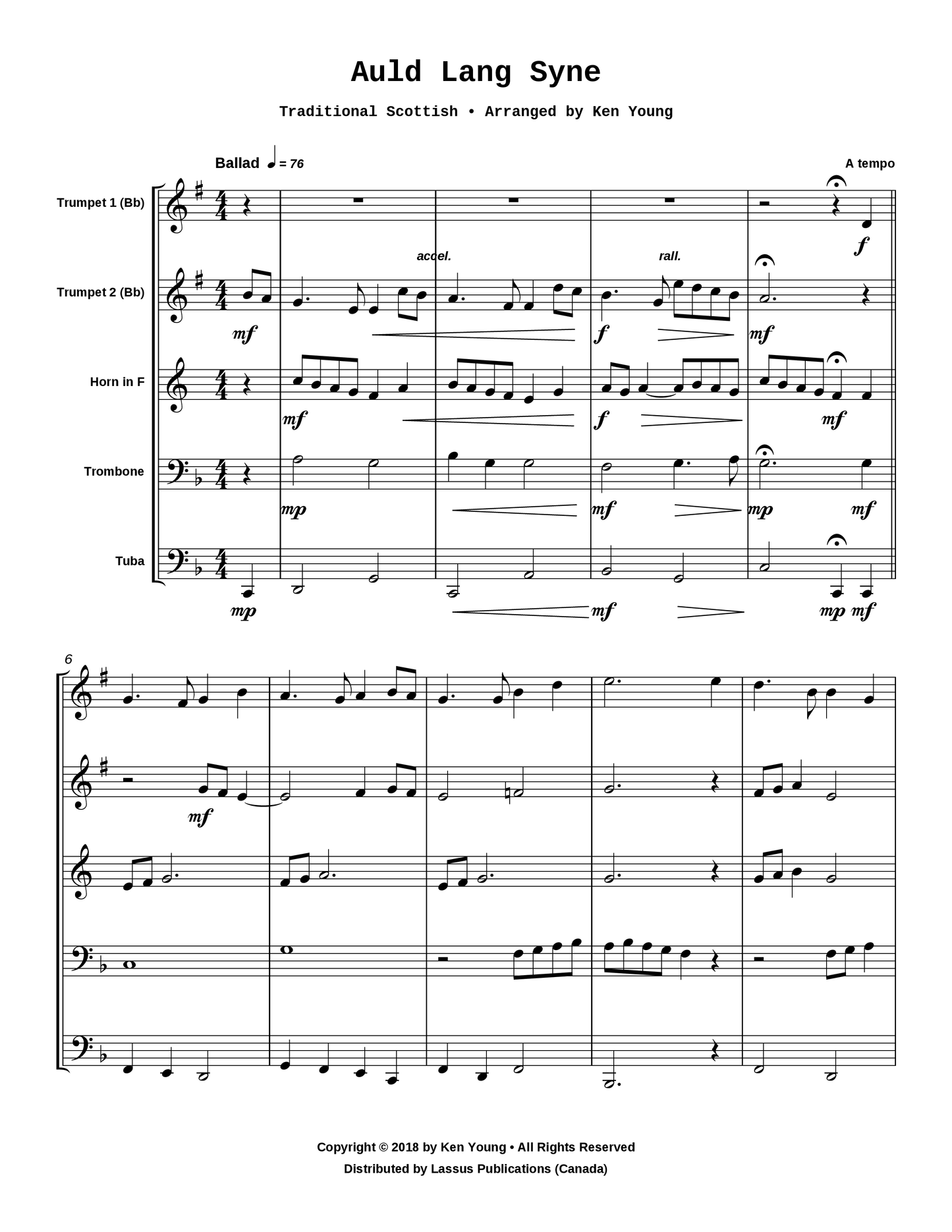 Auld Lang Syne
