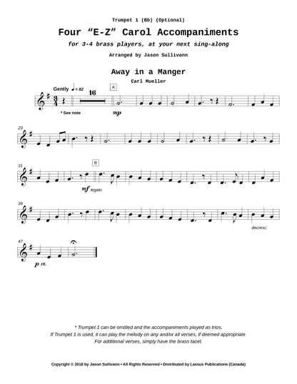 Four E-Z Carol Accompaniments