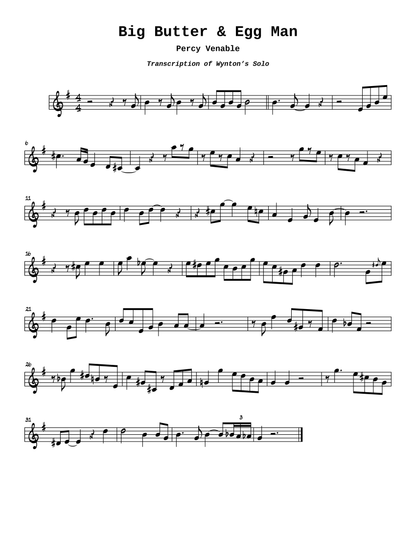 5 Jazz Studies and 4 Wynton Transcriptions