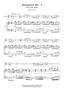 Miniature for Horn and Piano