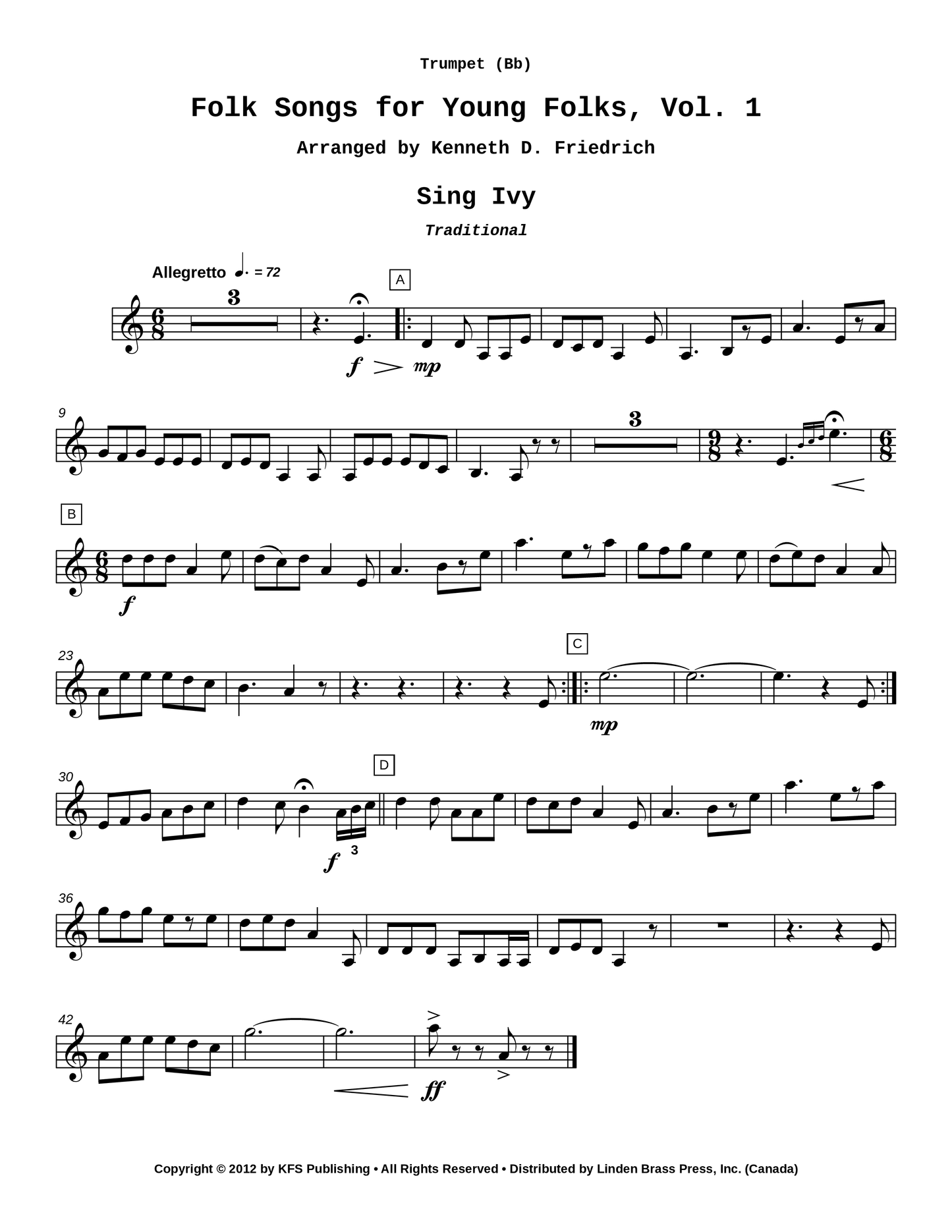 Folk Songs for Young Folks, Vol. 1