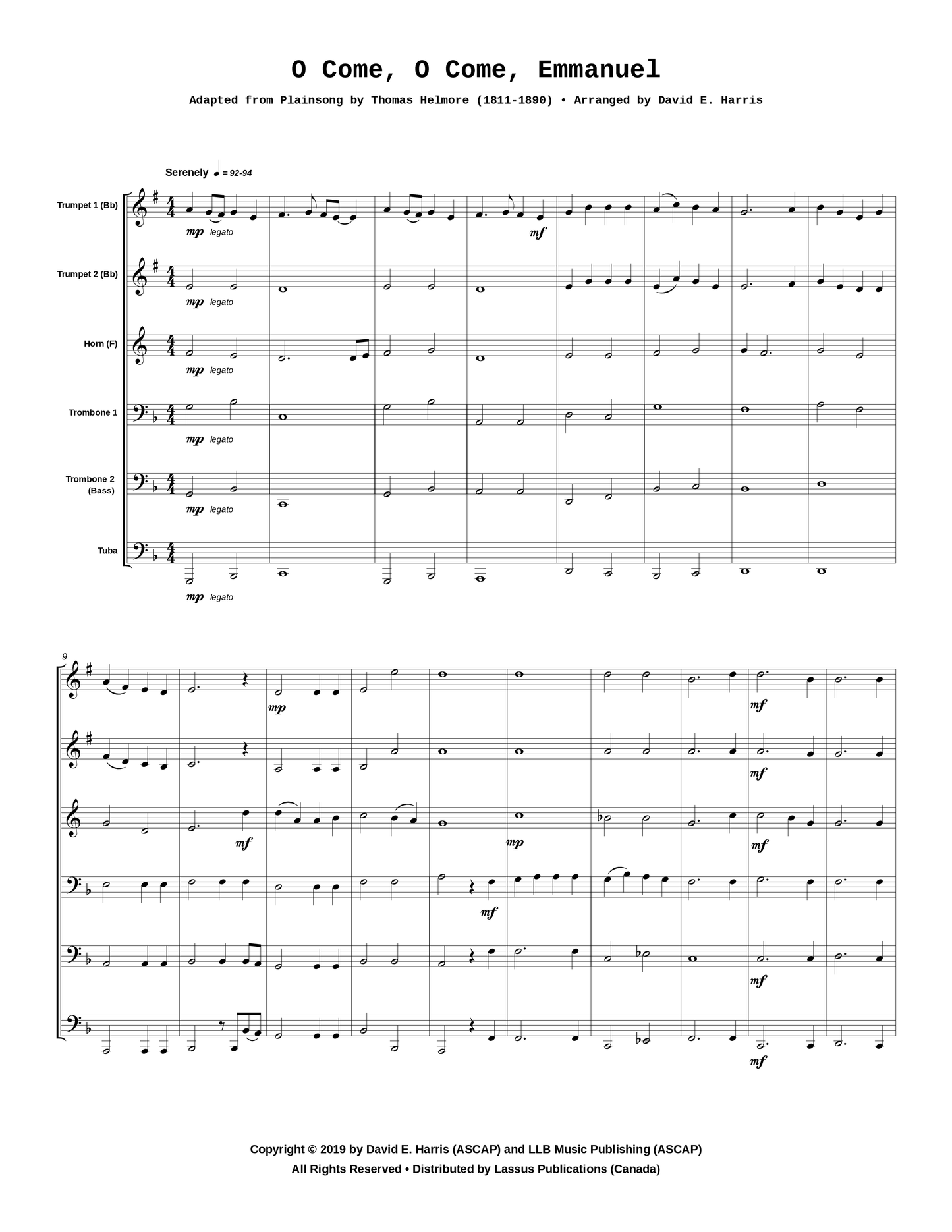 O Come, O Come, Emmanuel
