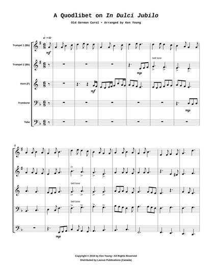 A Quodlibet on In Dulci Jubilo