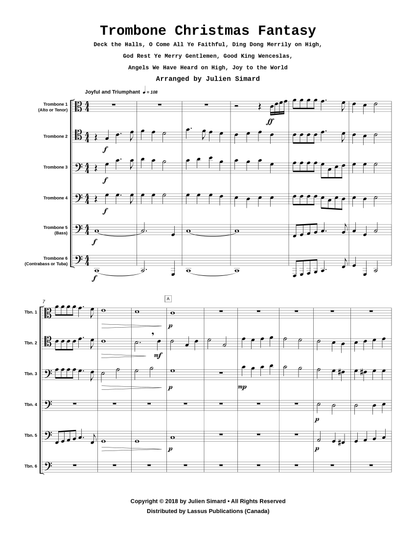 Trombone Christmas Fantasy