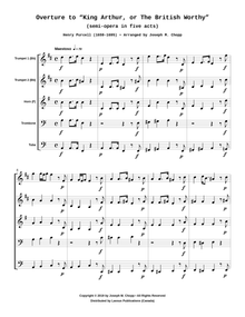 Overture to King Arthur, or The British Worthy