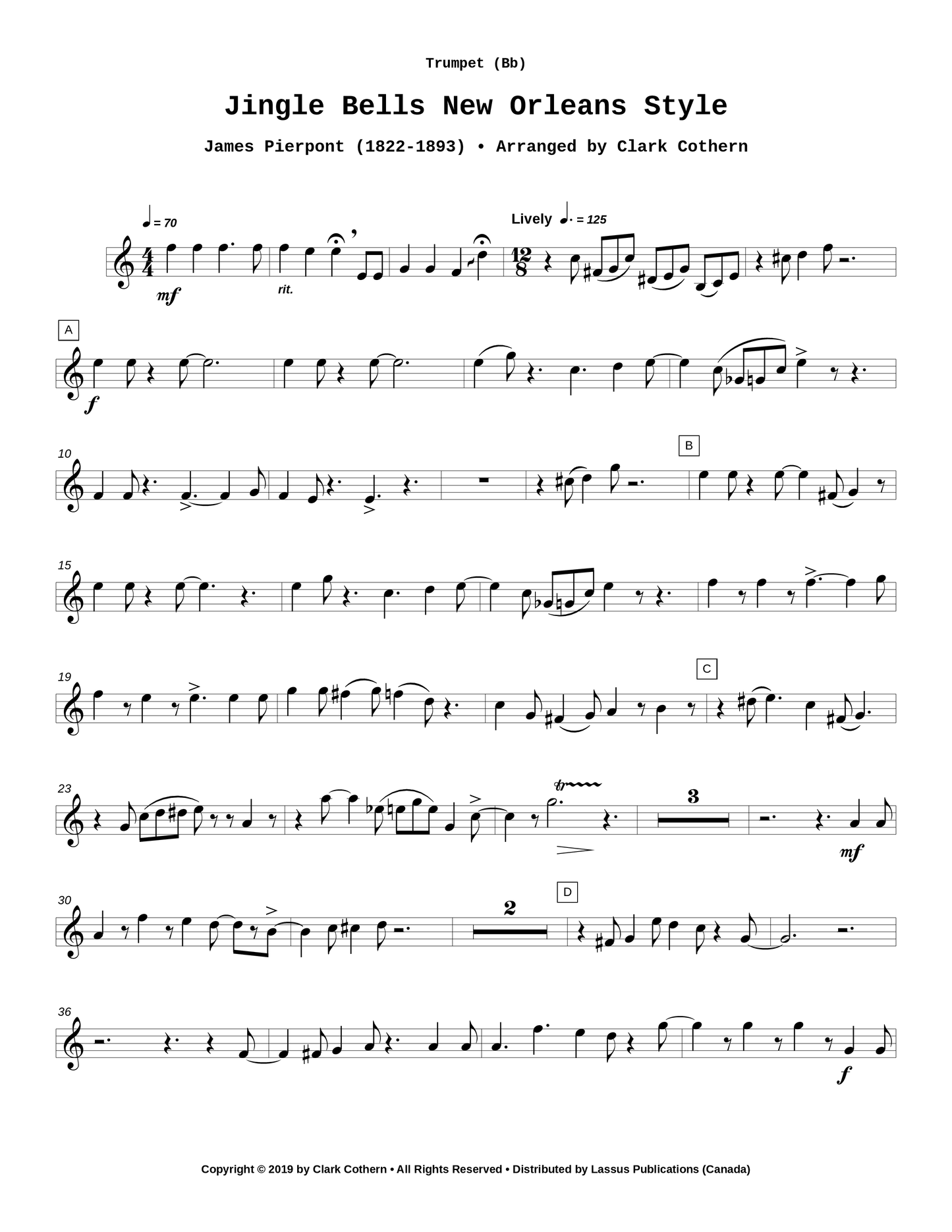 Jingle Bells New Orleans Style
