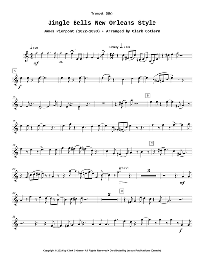 Jingle Bells New Orleans Style