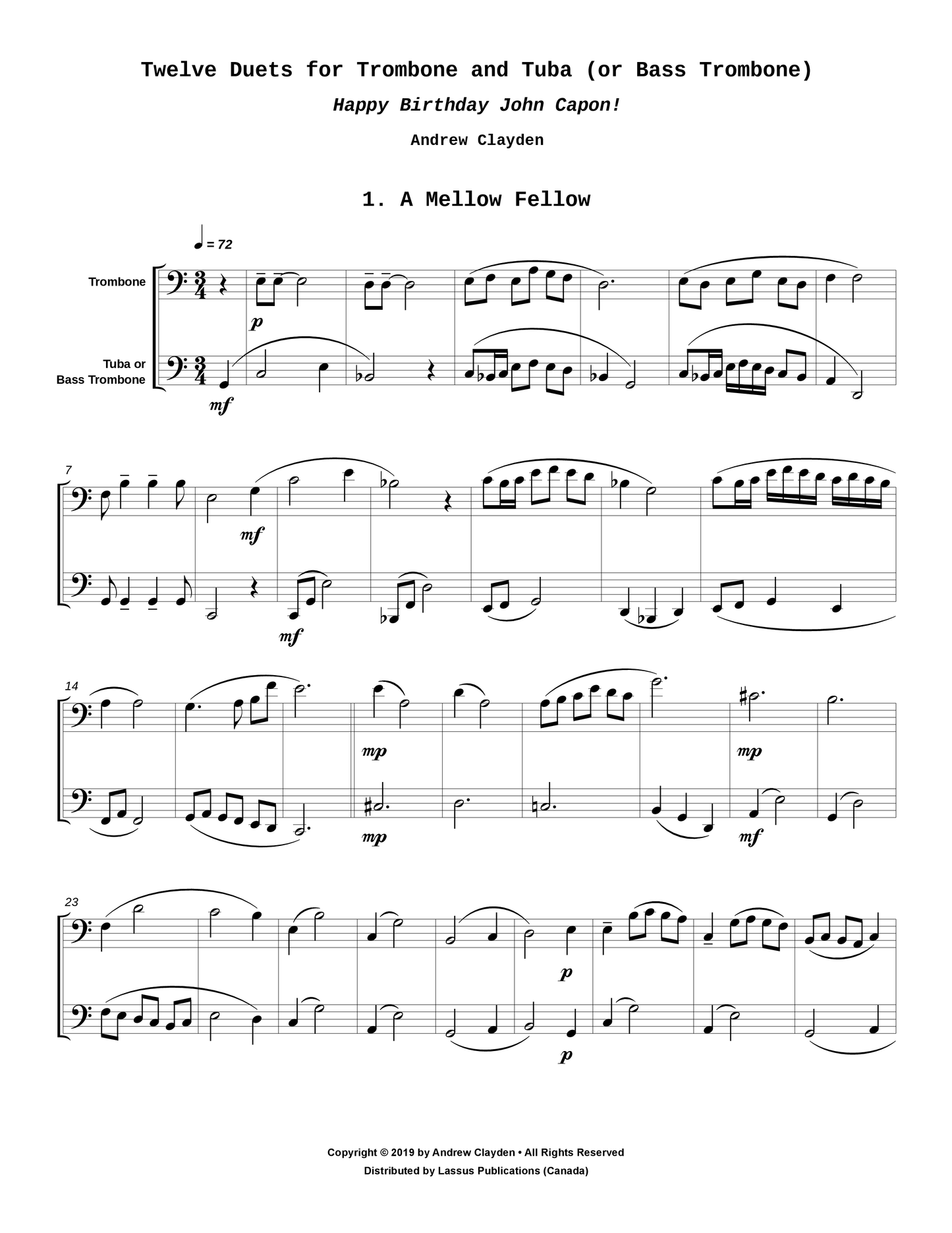 Twelve Duets