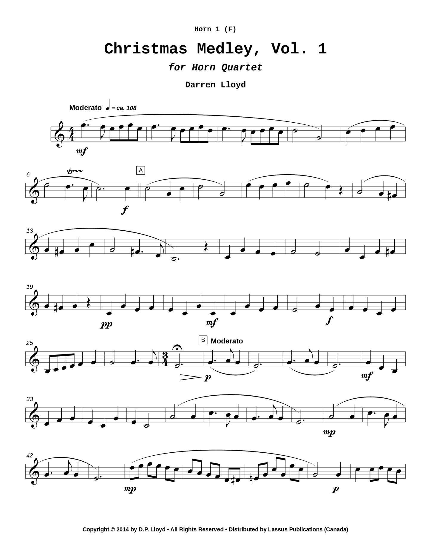 Christmas Medley, Vol. 1