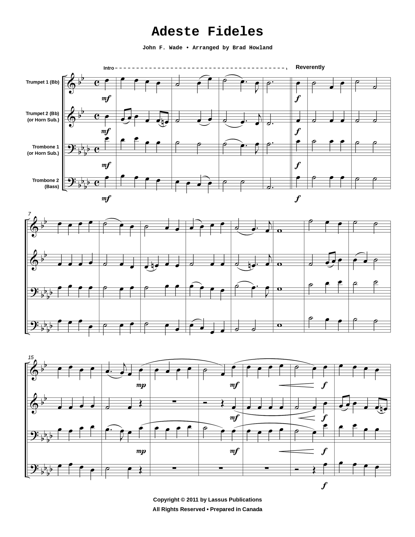 Four Festive Carols