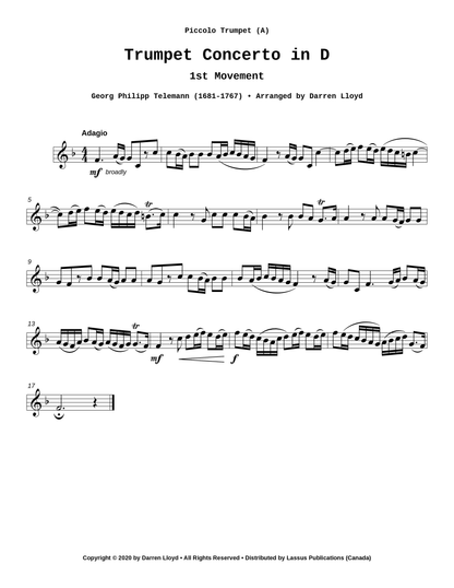 1st Movement from Trumpet Concerto in D