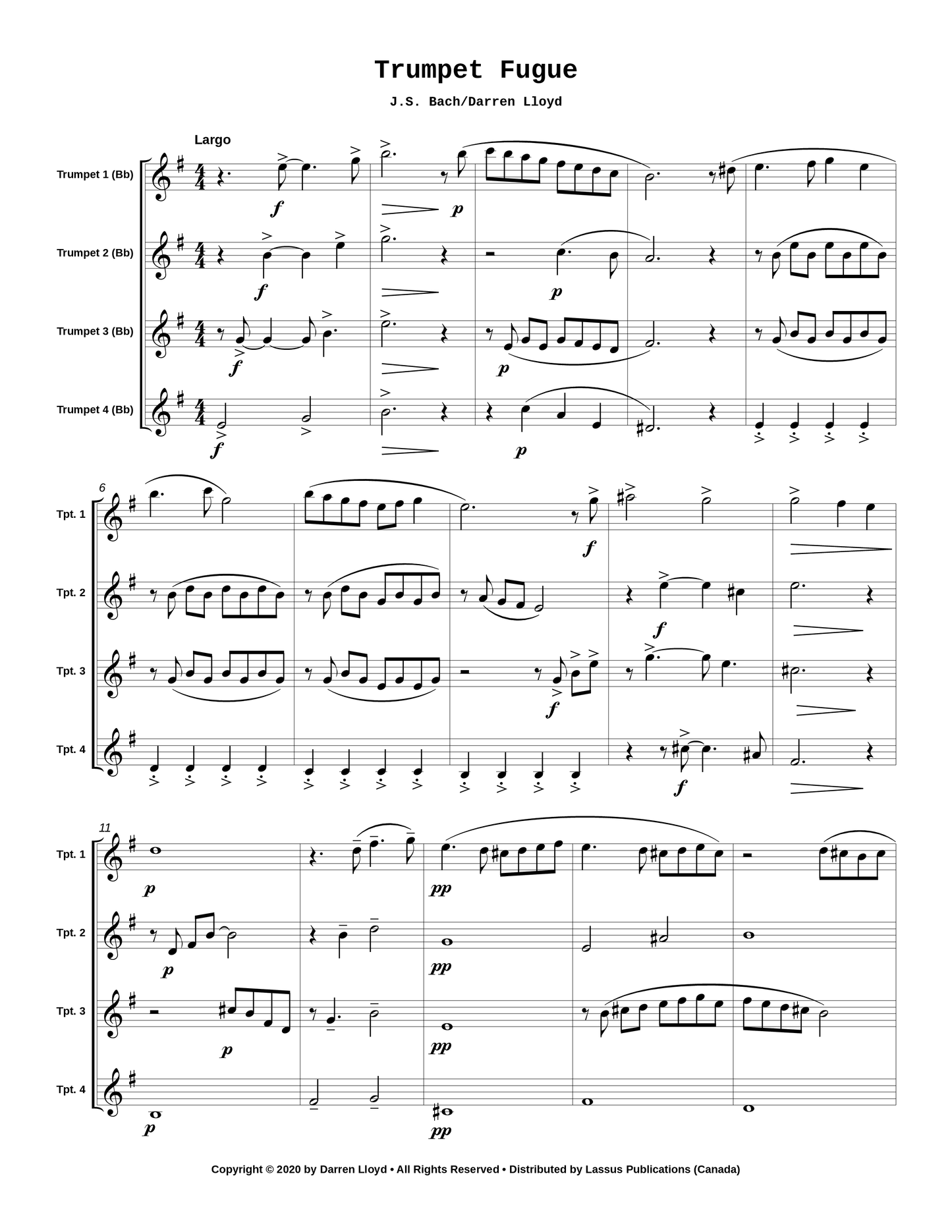 Trumpet Fugue