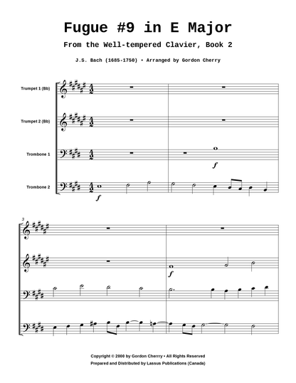 Fugue #9 in E Major