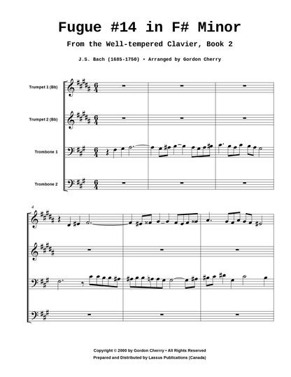 Fugue #14 in F# Minor