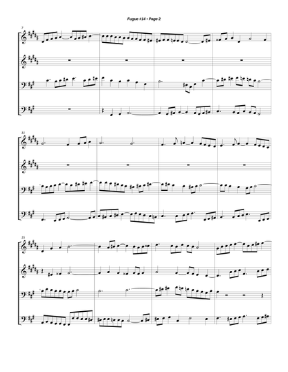 Fugue #14 in F# Minor