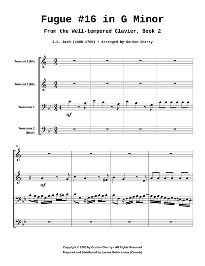 Fugue #16 in G Minor