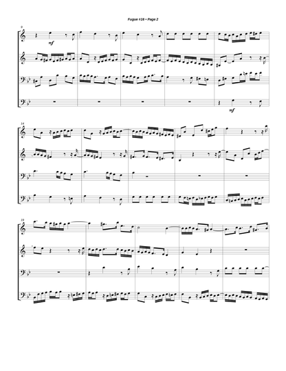 Fugue #16 in G Minor
