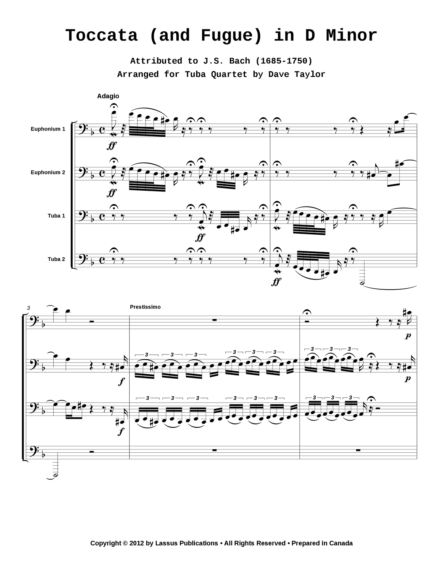 Toccata and Fugue in D minor