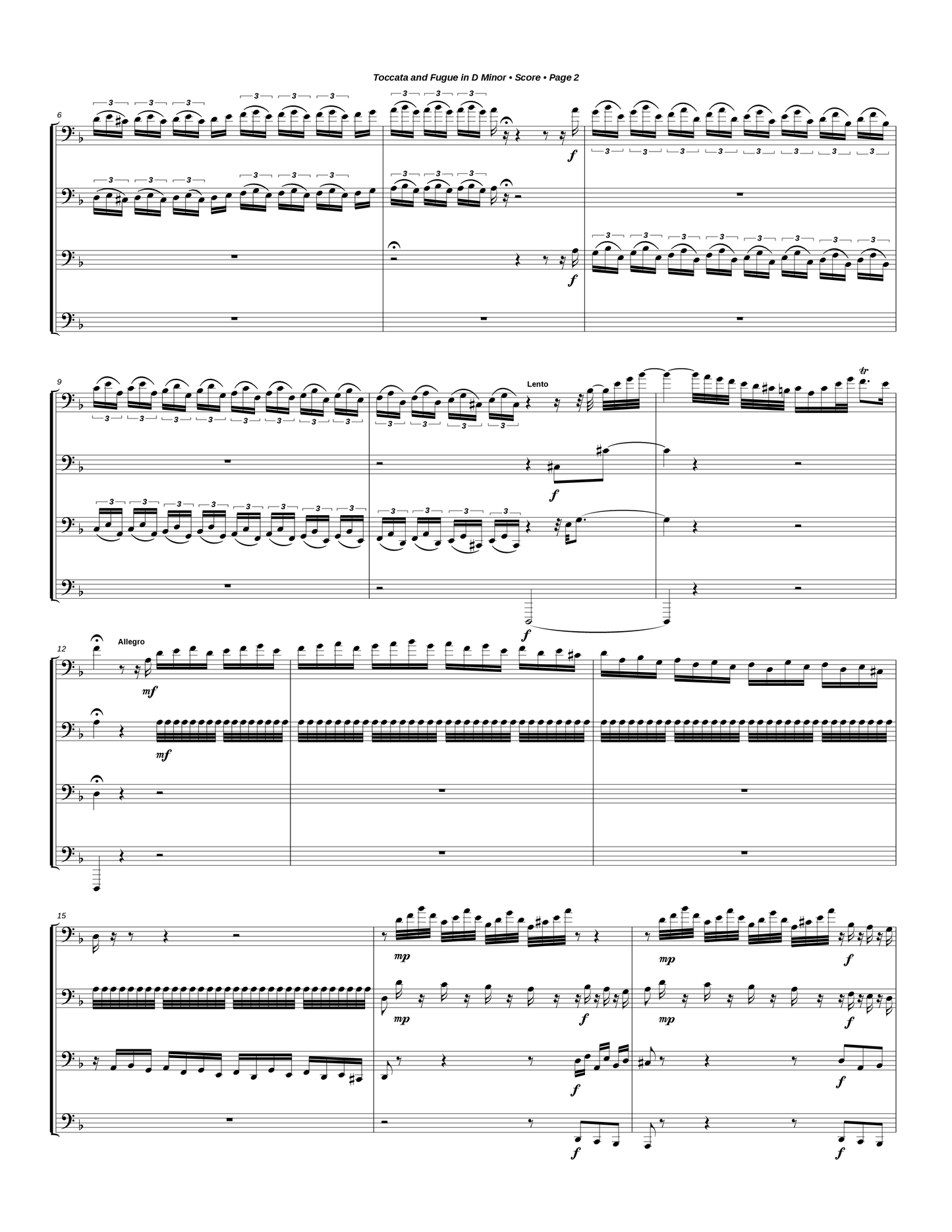 Toccata and Fugue in D minor