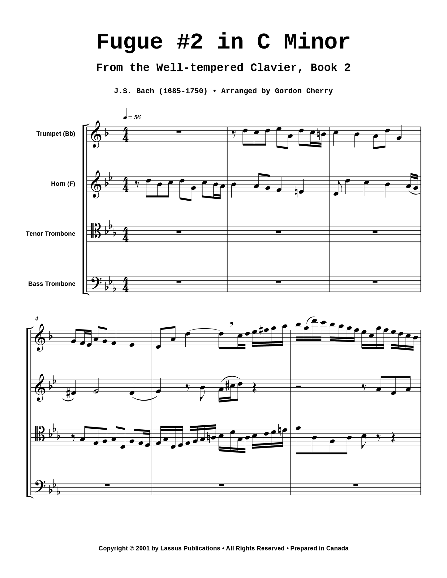 Fugue #2 in C Minor