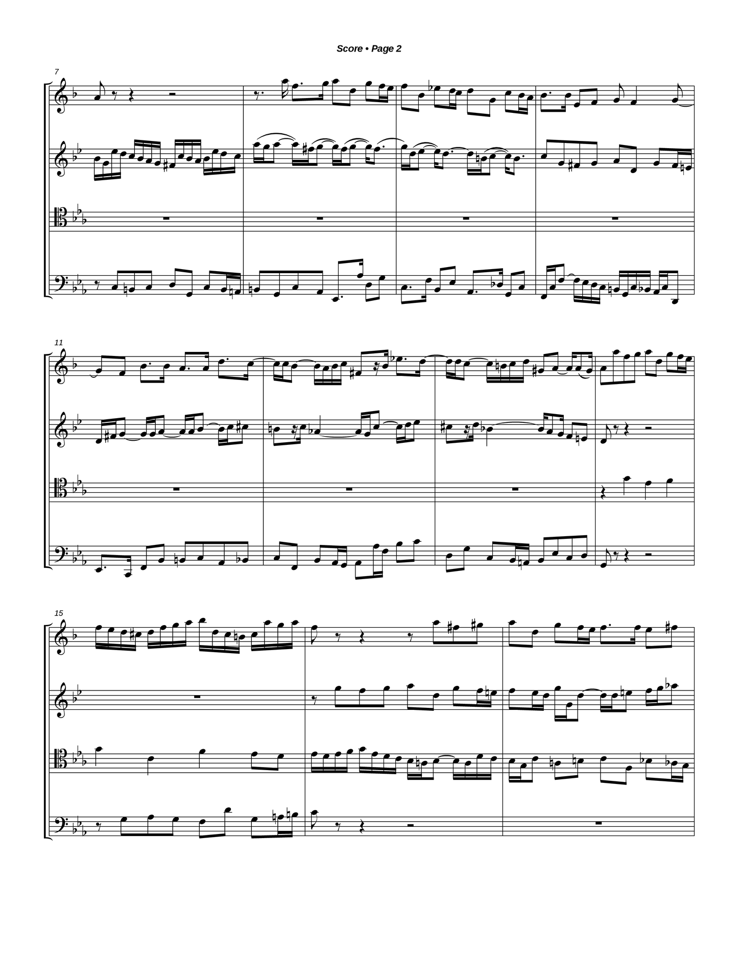Fugue #2 in C Minor