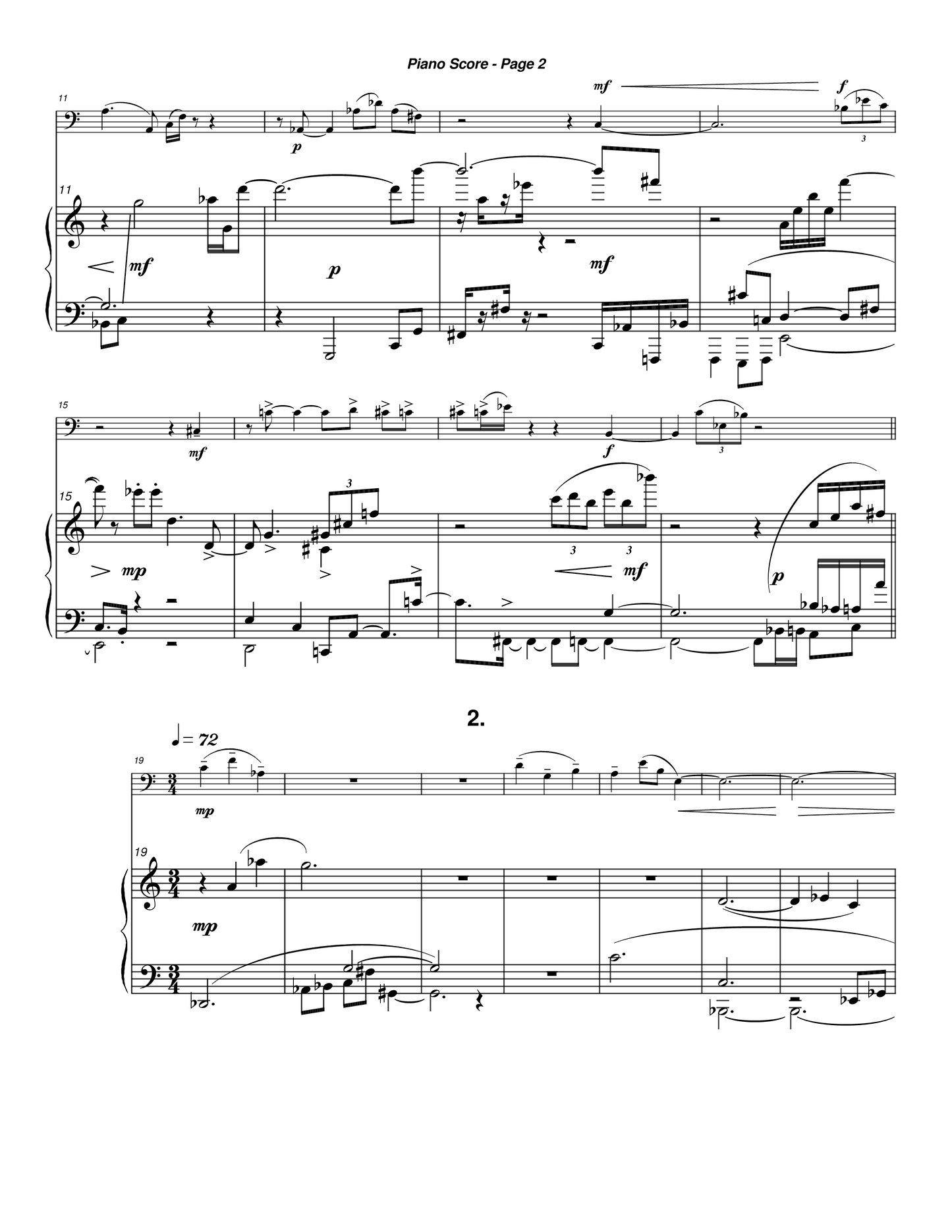 Three Bagatelles