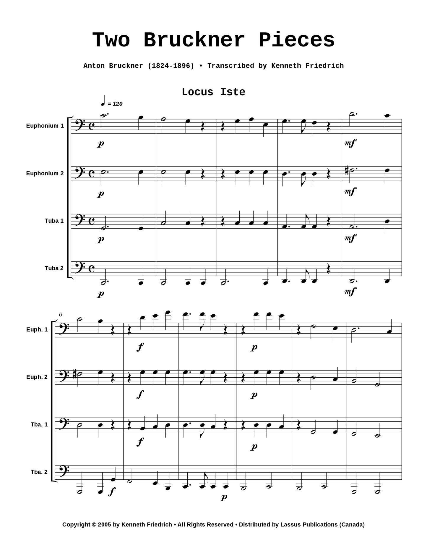Two Bruckner Pieces