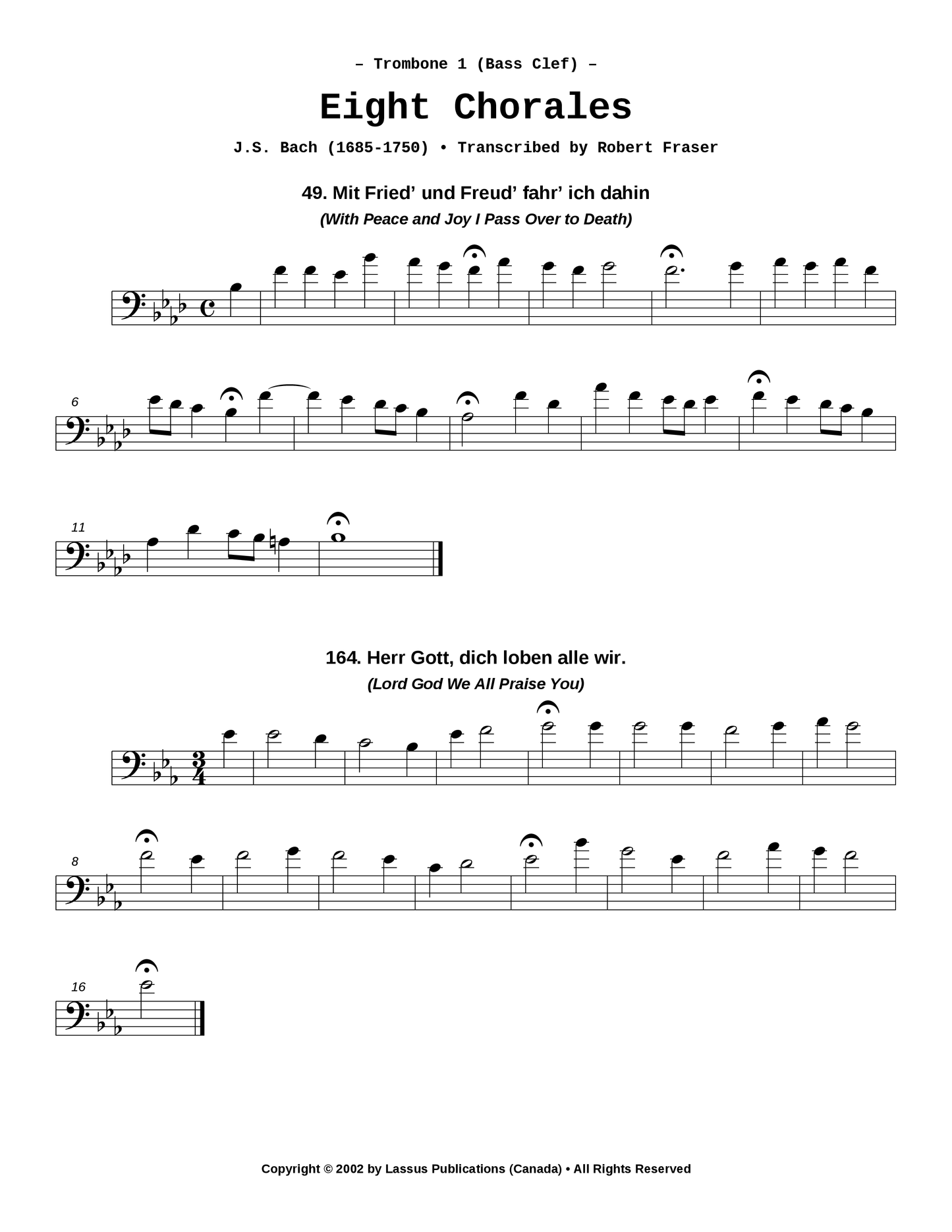 Eight Chorales