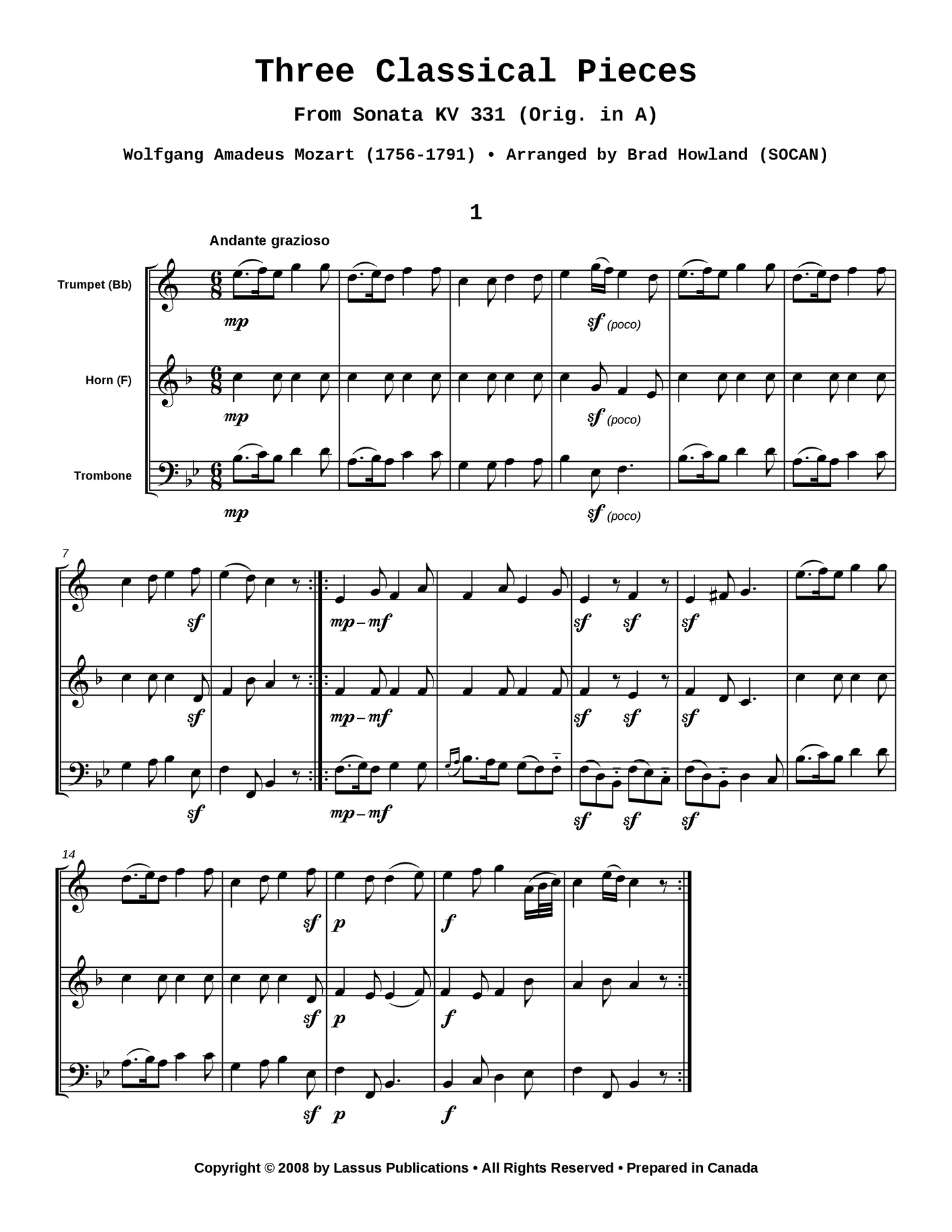 Three Classical Pieces