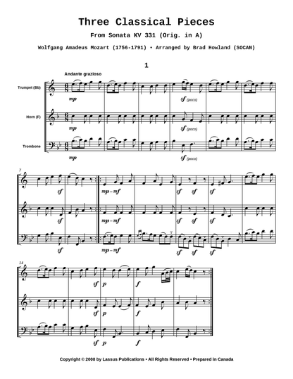 Three Classical Pieces