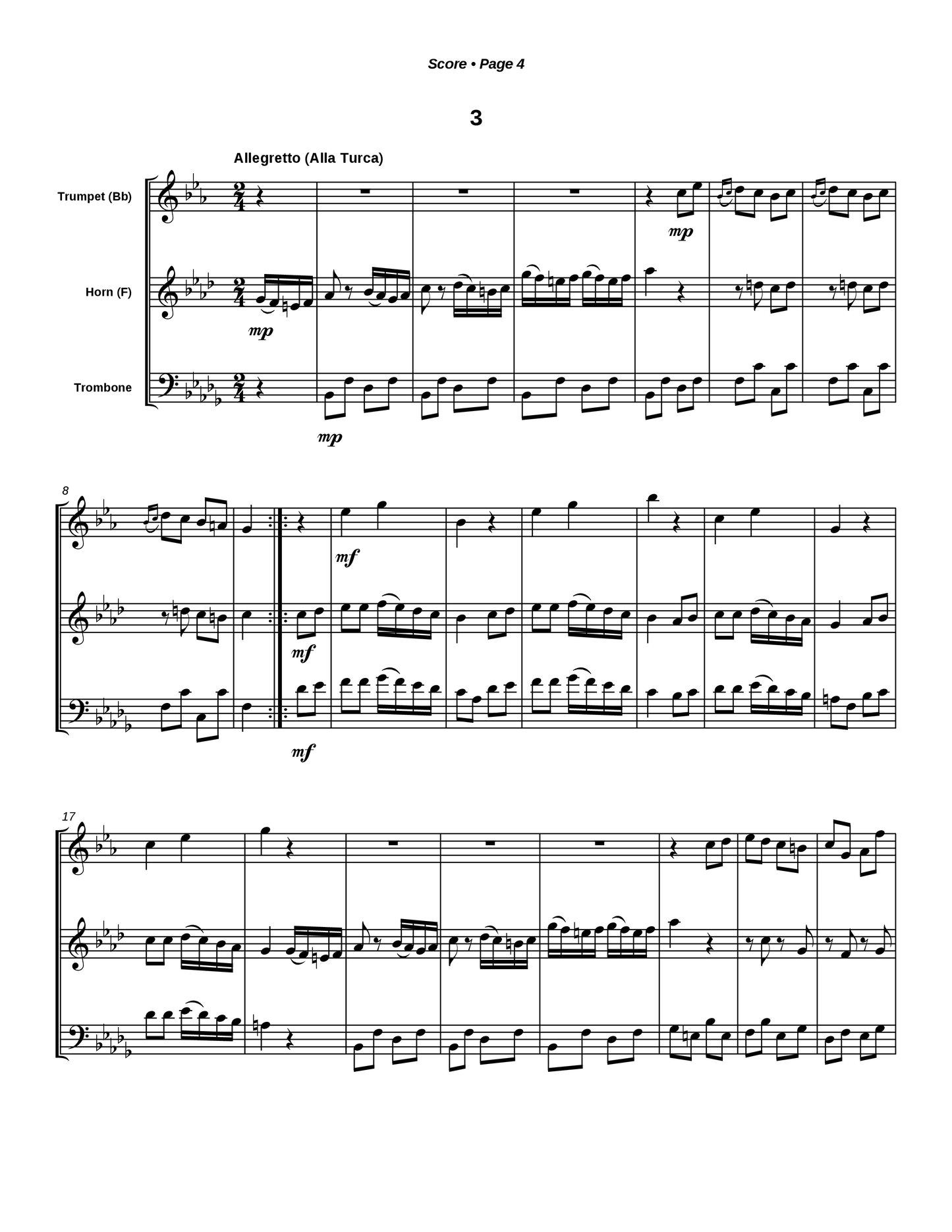 Three Classical Pieces