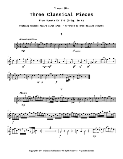 Three Classical Pieces