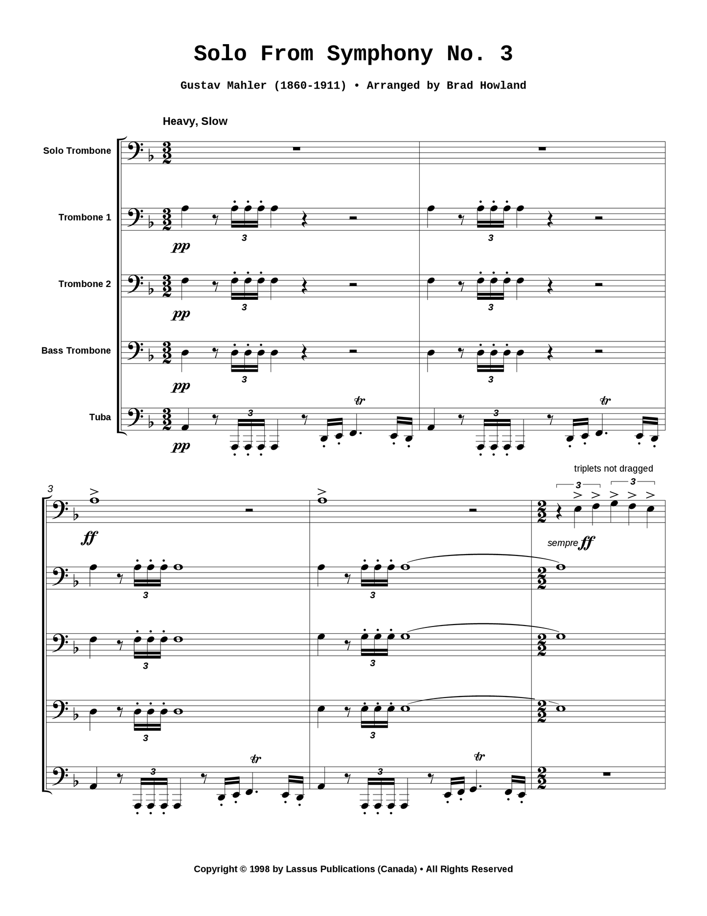 First Movement from Symphony #3