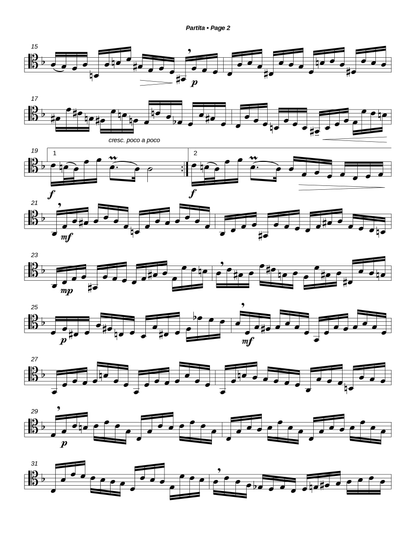 Partita for Unaccompanied Euphonium