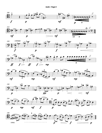 Suite for Unaccompanied Trombone