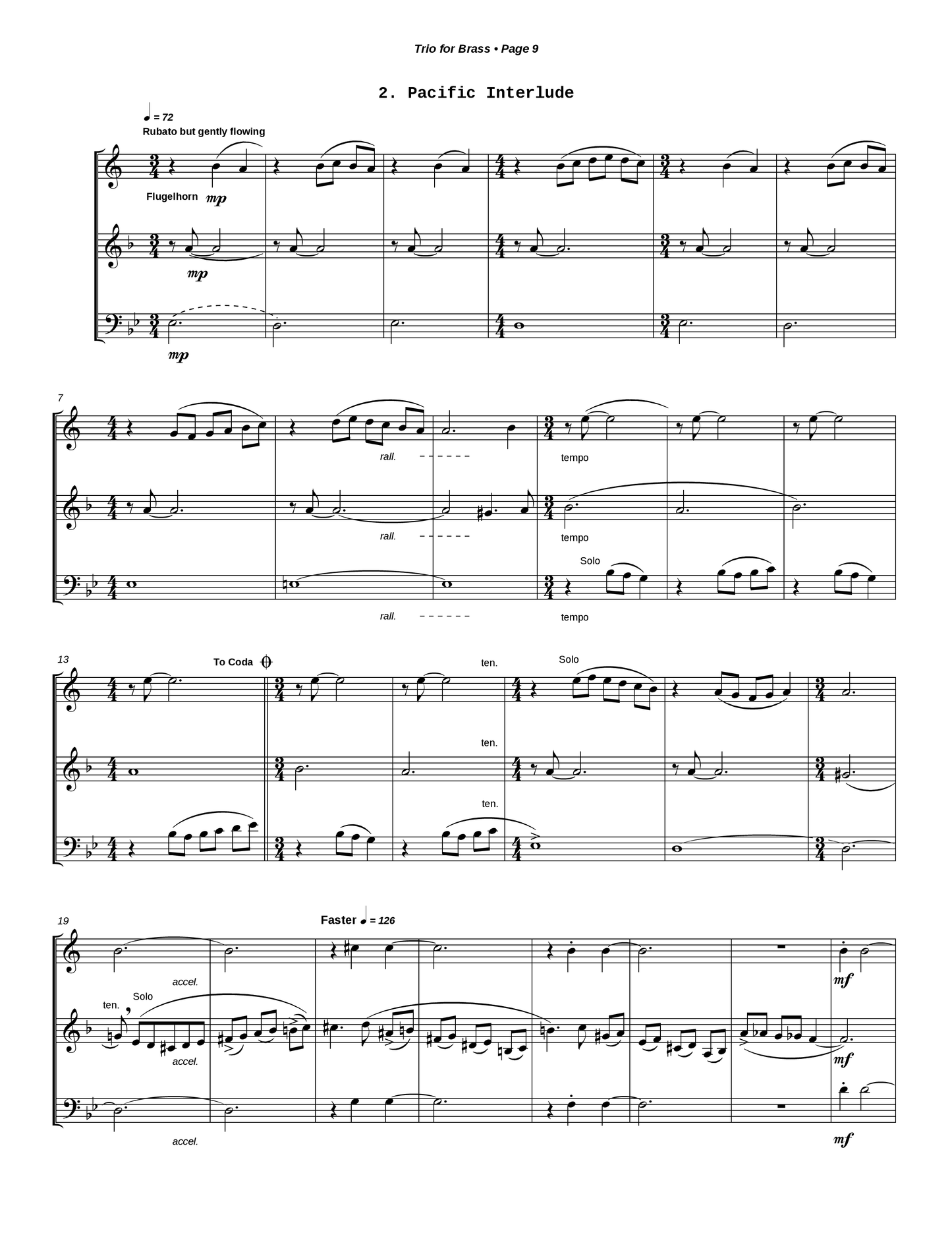 Trio for Brass