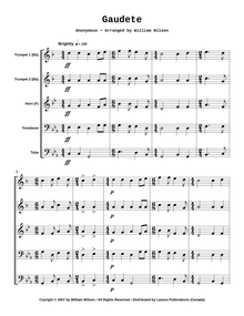Gaudete (Sacred Christmas Carol)