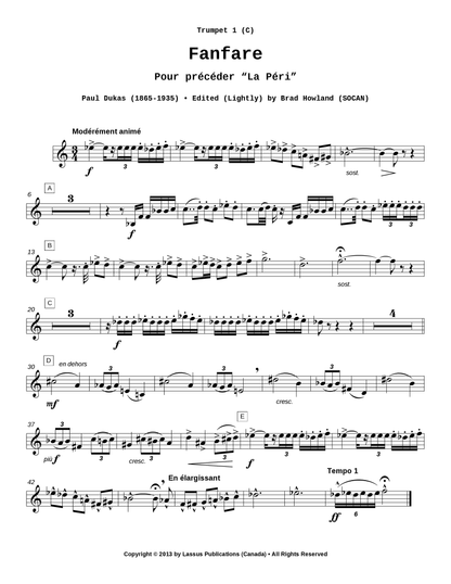 Fanfare pour précéder "La Péri"